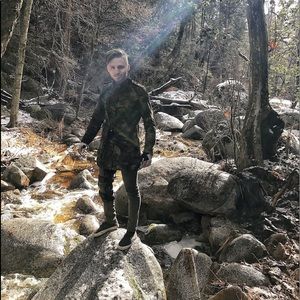 H&M Slim Camo Combat Coat